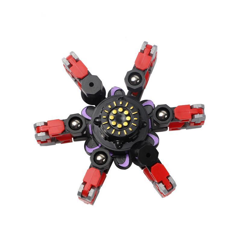 Fidget spinner with suction cup