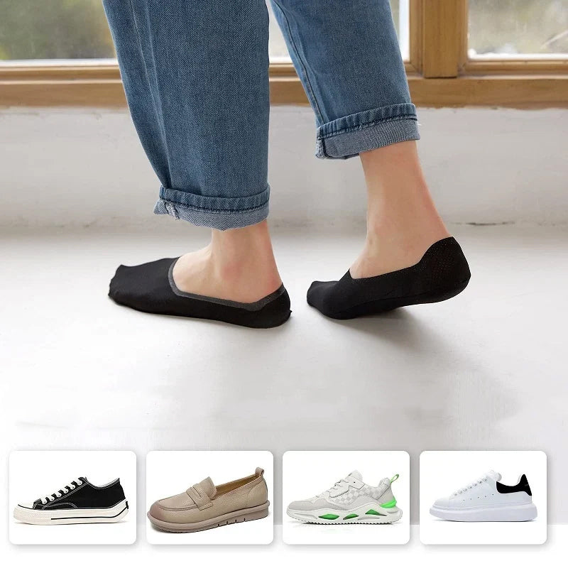 Antislip Onzichtbare laag uitgesneden sokken