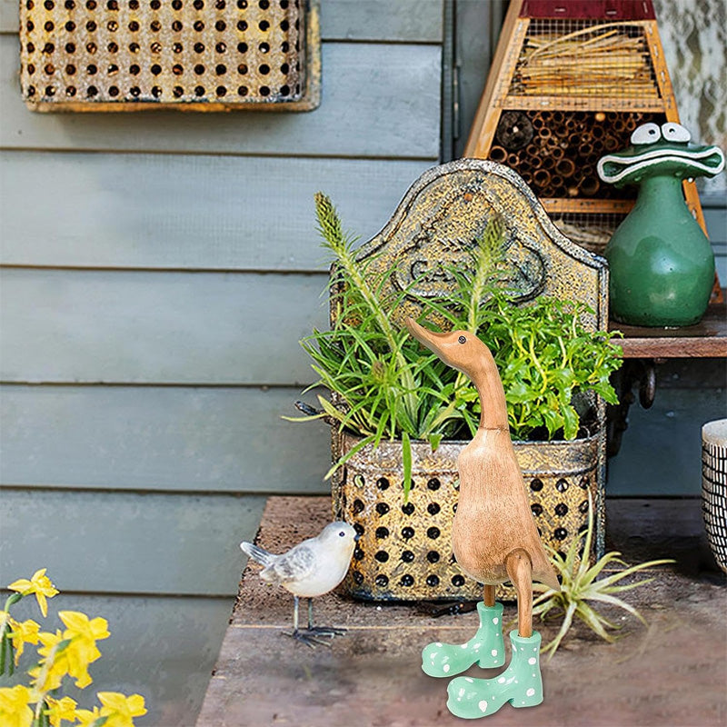 Handgesneden eendornament