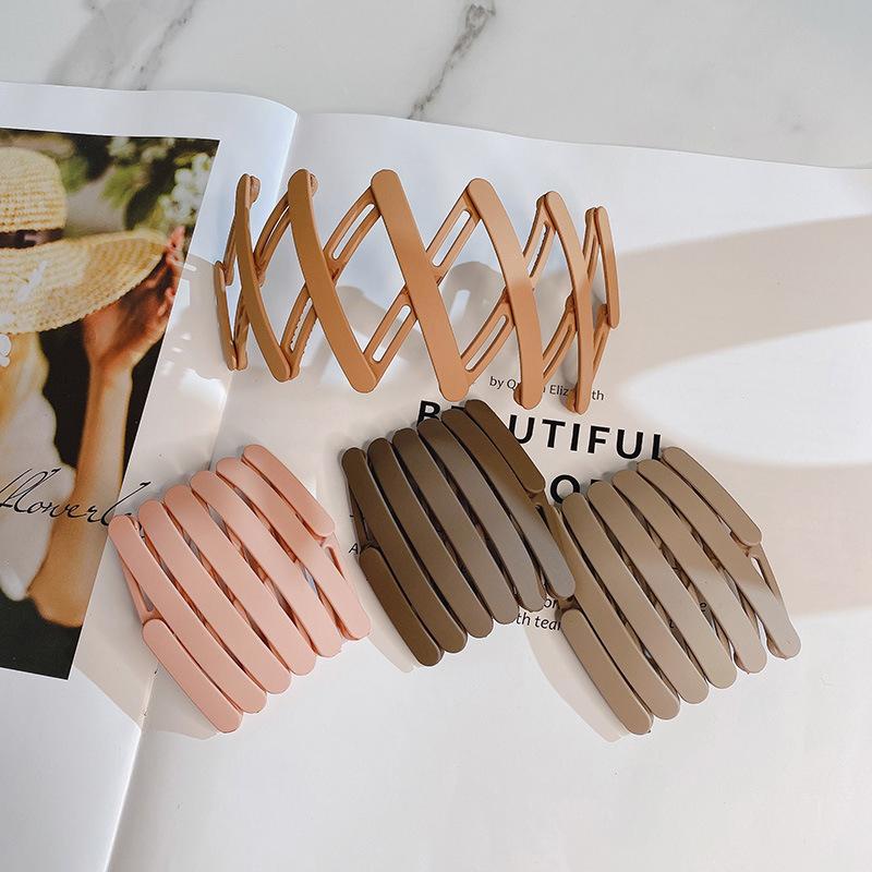 Draagbare telescopische haarbanden voor dameshaar