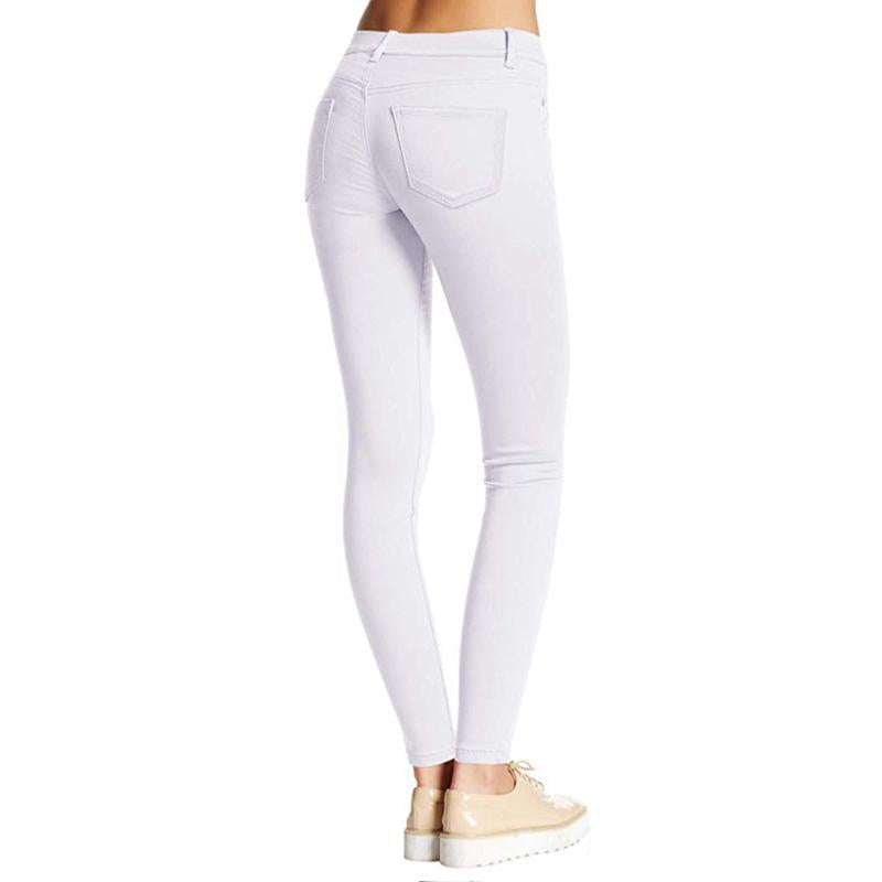 Skinny denim damesbroek
