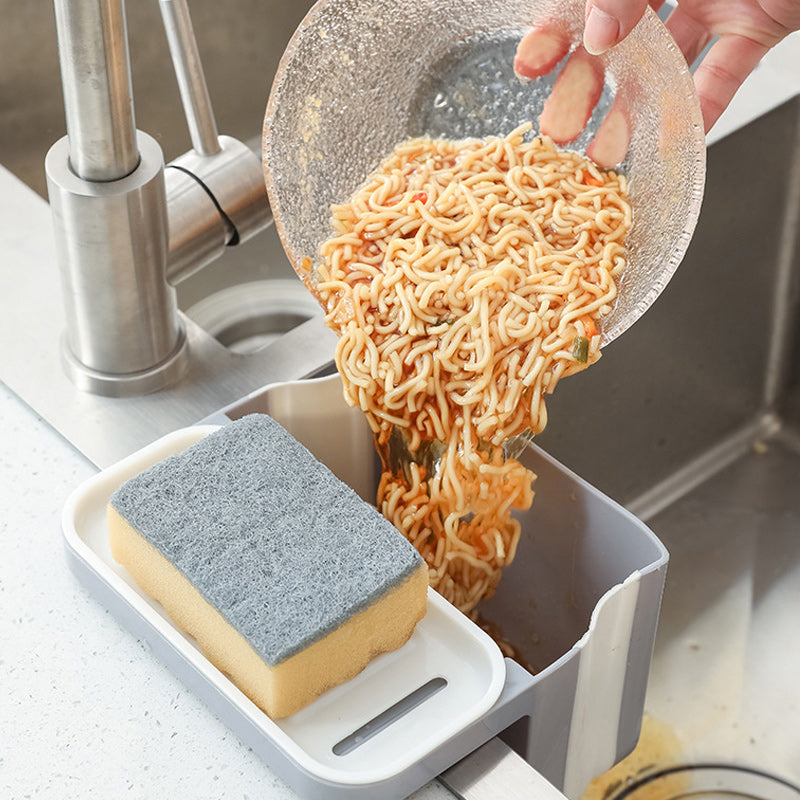 Opvouwbare spoelbak voor de gootsteen