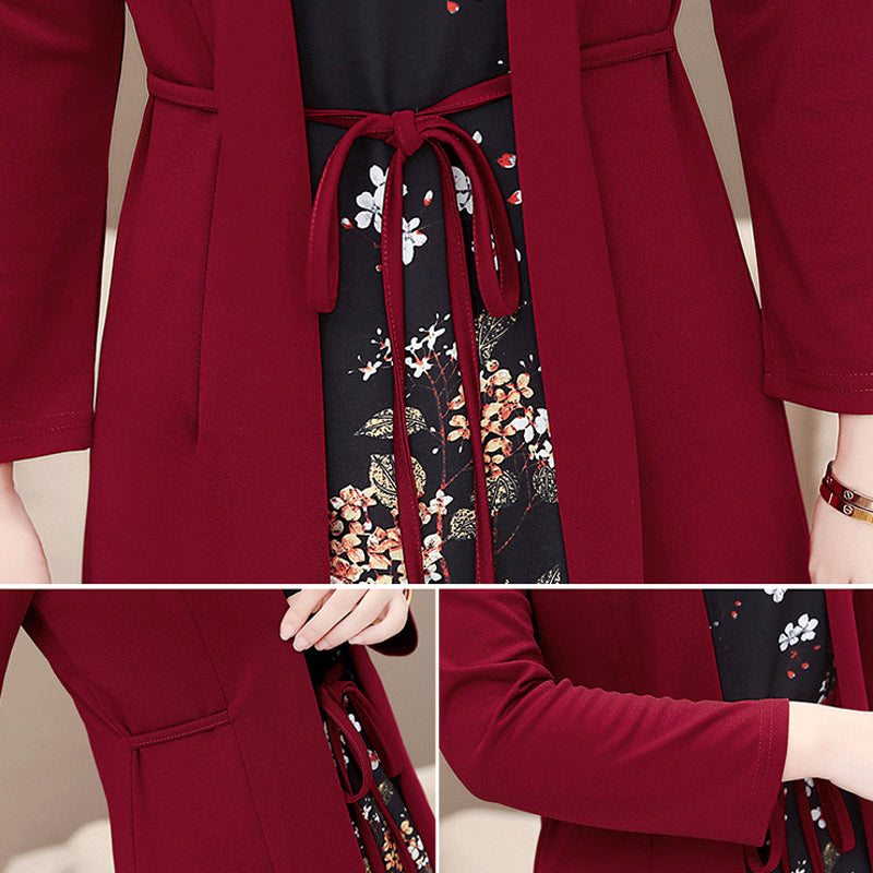 TWEEDELIGE JURK MET TEMPERAMENT