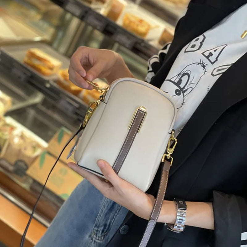 Lichtgewicht mini-crossbody-schoudertelefoontas