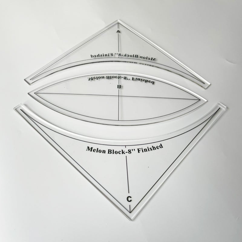 Snelle boogvormige Quilt Sjabloon Set