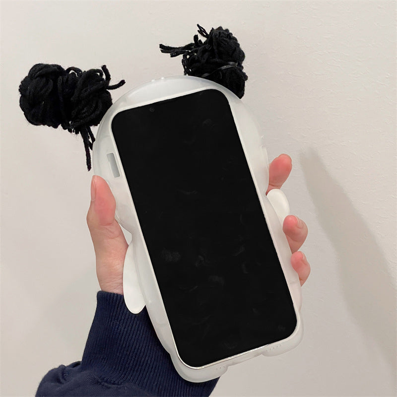 Grappige vlecht badpak telefoonhoesje