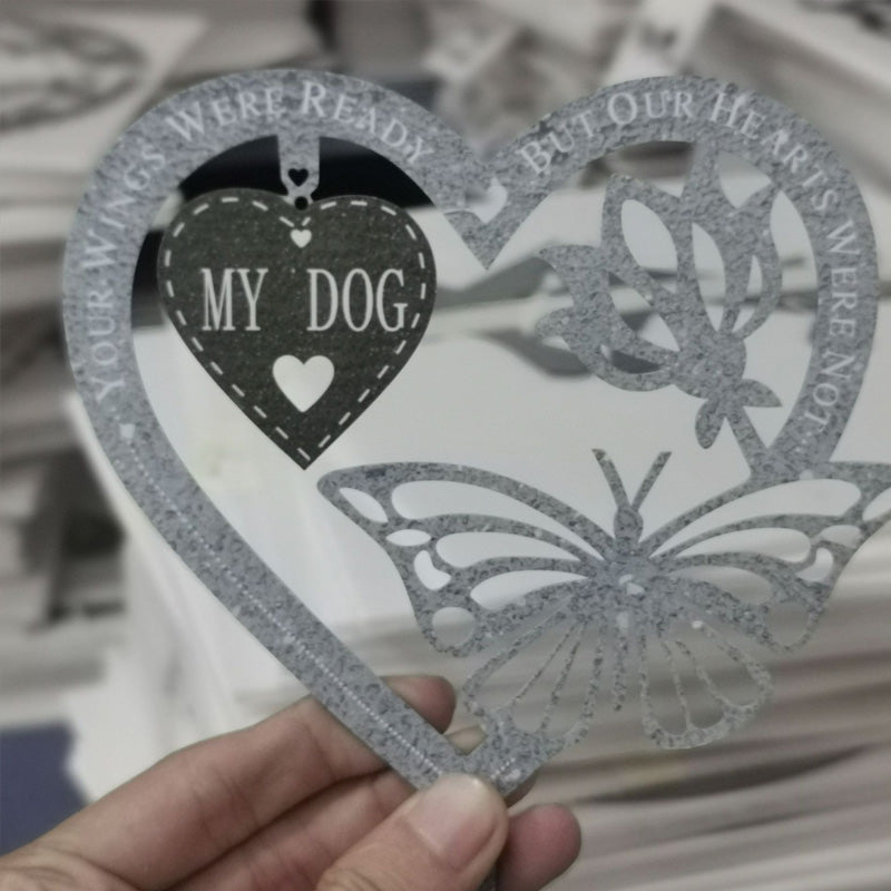 Vlinder Kaart Ornament