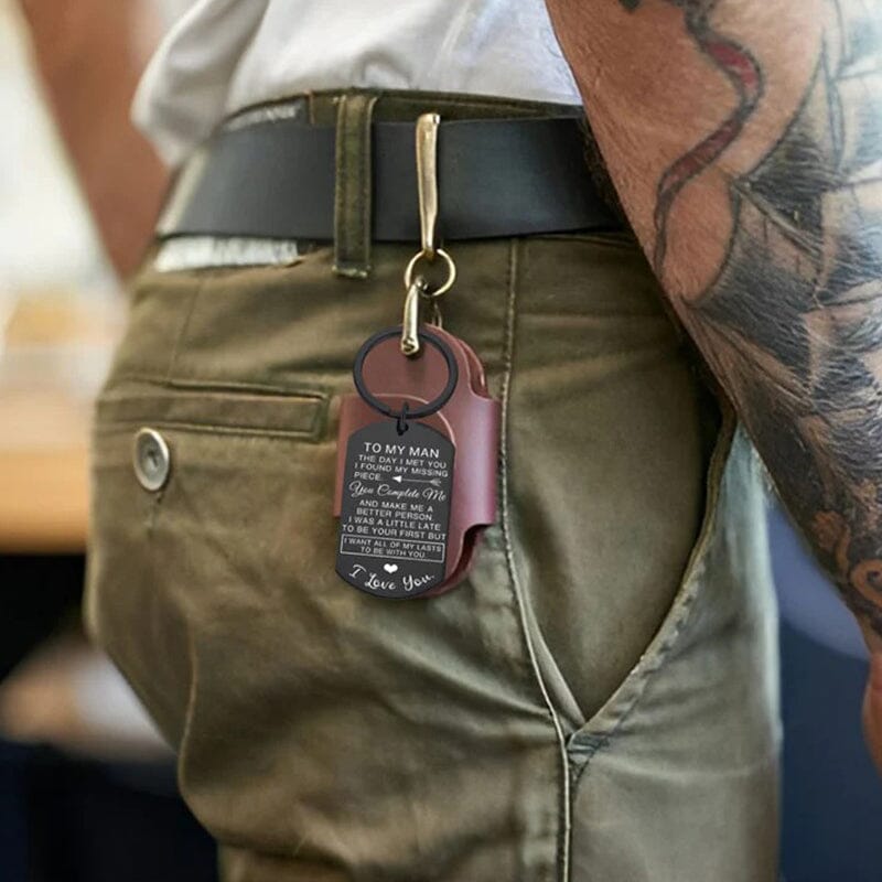 Ik wil dat al mijn lasten bij je zijn sleutelhanger