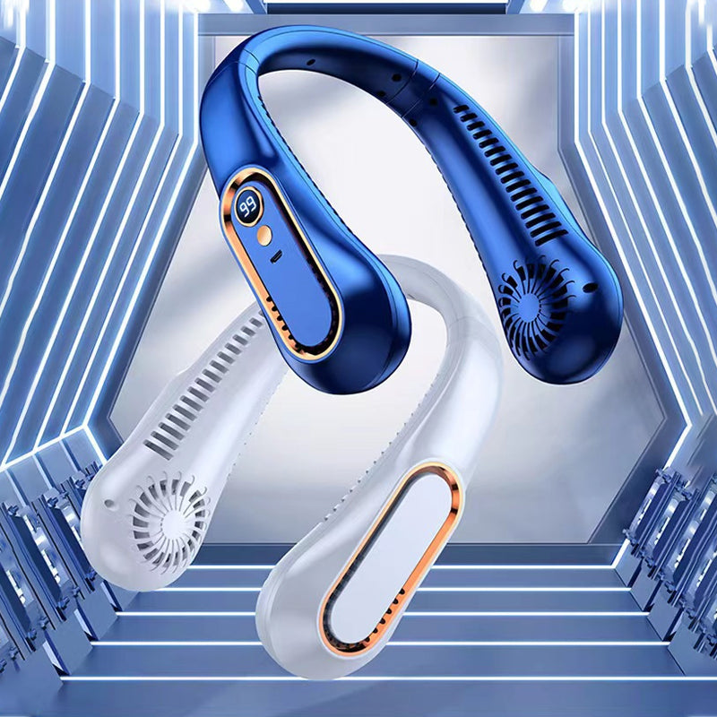 Nekventilator Oplaadbare USB-koelventilator 5 snelheden instelbaar