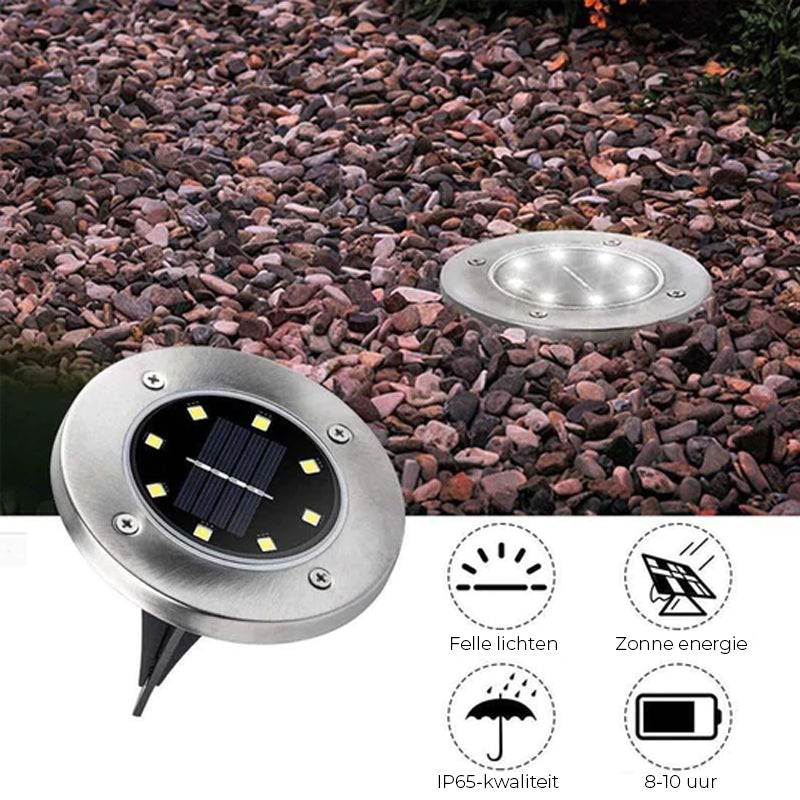 LED grondlicht op zonne-energie