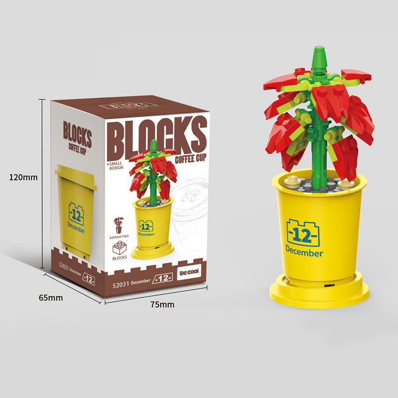 Koffiekopjes planten potblokken