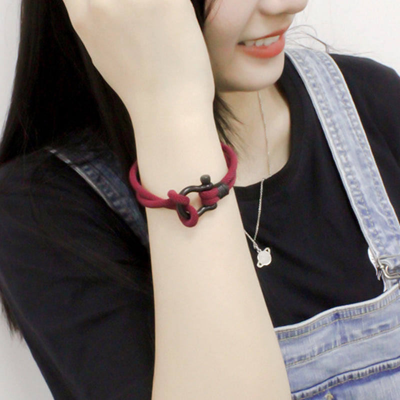 Producten Nautische gevlochten touw-armband