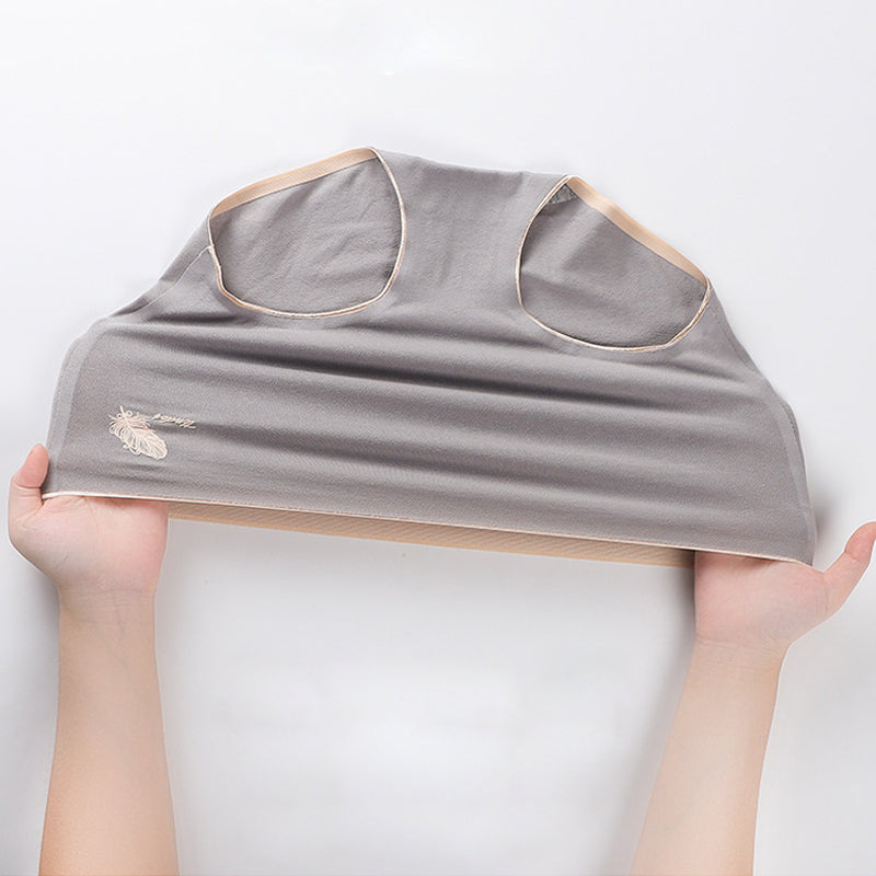 Ademende driehoekige short met hoge taille