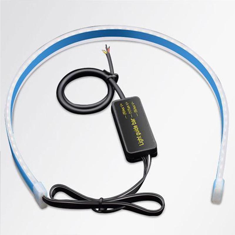 Flexibele DRL LED-nacht- en dagrijlichtstrip (geen demontage nodig)