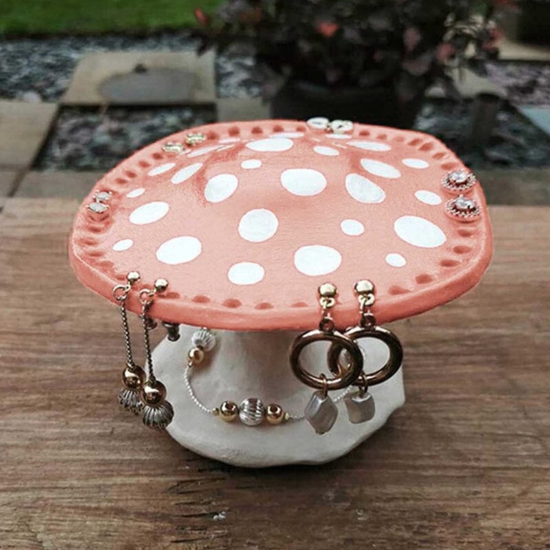 Leuke Paddestoel Oorbel Houder