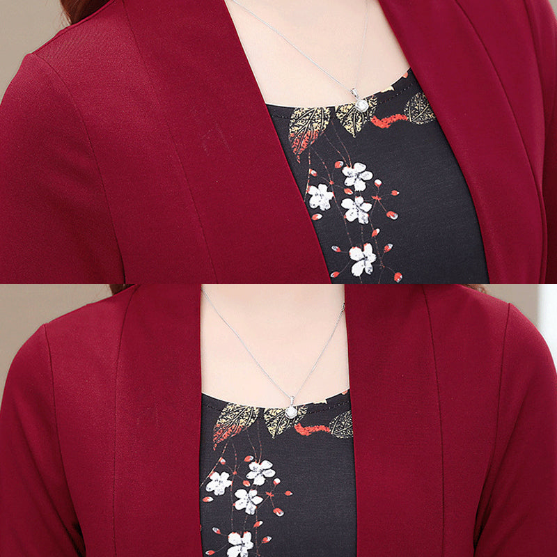 TWEEDELIGE JURK MET TEMPERAMENT