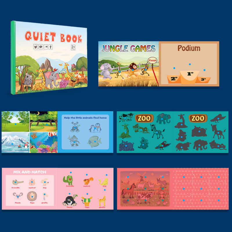 Druk boek voor kind om leervaardigheden te ontwikkelen