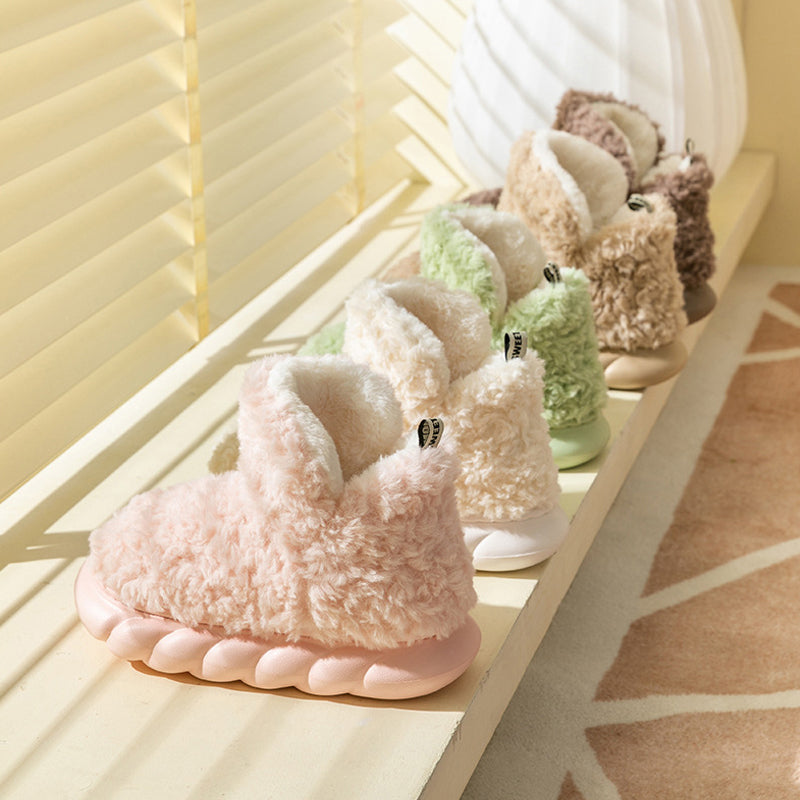 Heerlijke fleece slofjes