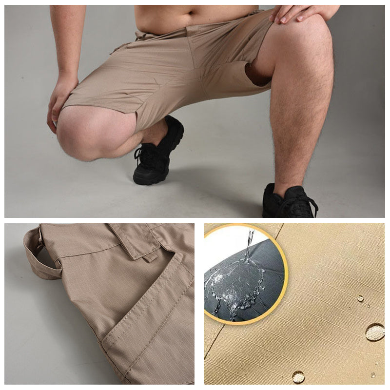 Tactische short in effen kleur