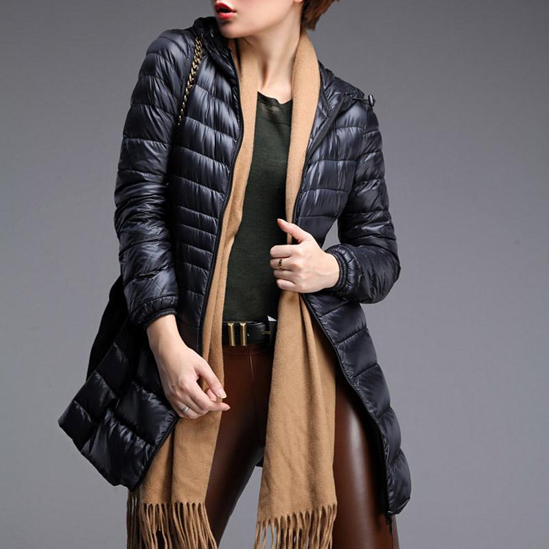 Lichtgewicht Mid-Length Jacket voor Vrouwen