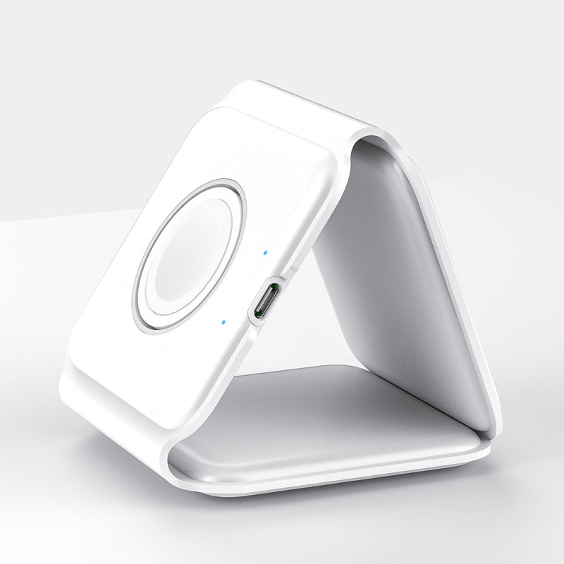 Opvouwbare 3-in-1 draadloze oplader