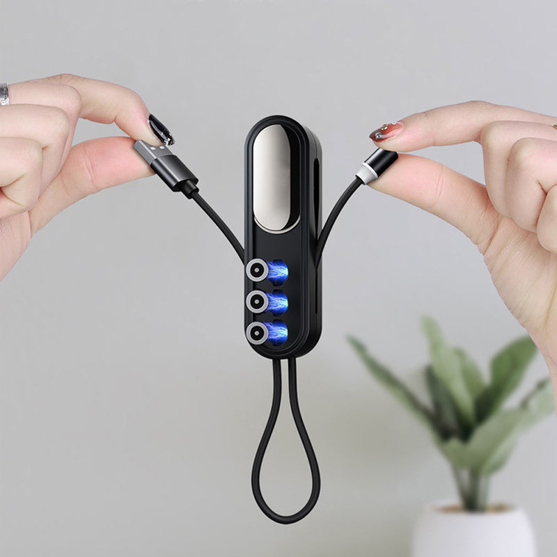3-in-1 magnetische draagbare oplaadkabel