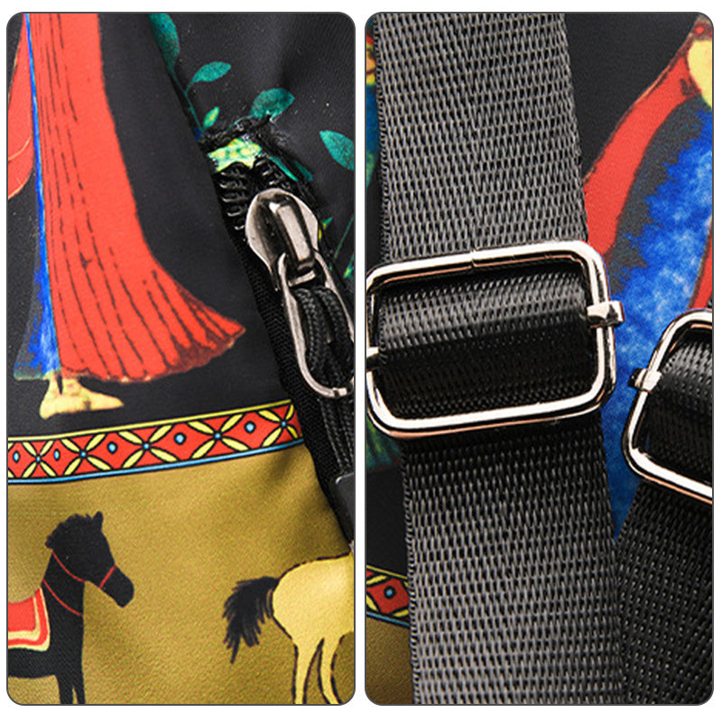 Opvouwbare sportrugzak met grote capaciteit en trekkoord