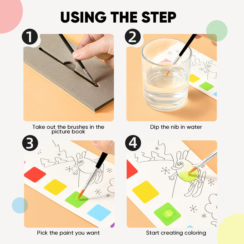 Pocket aquarel schilderen boek