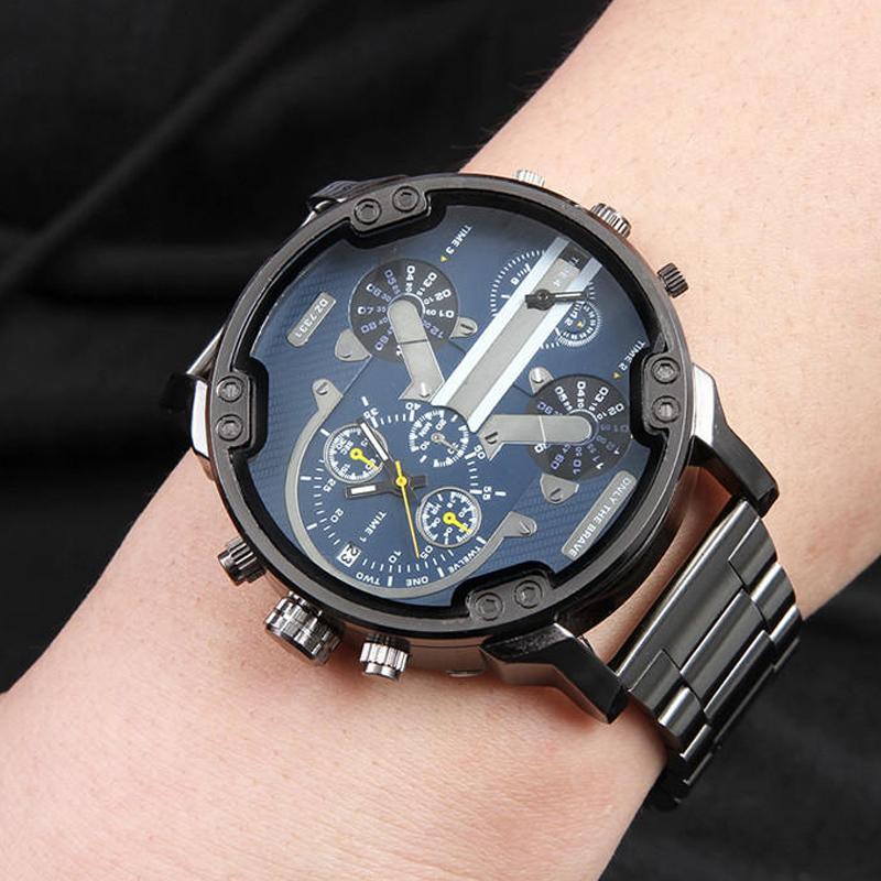 Roestvrijstalen chronograaf quartz horloge