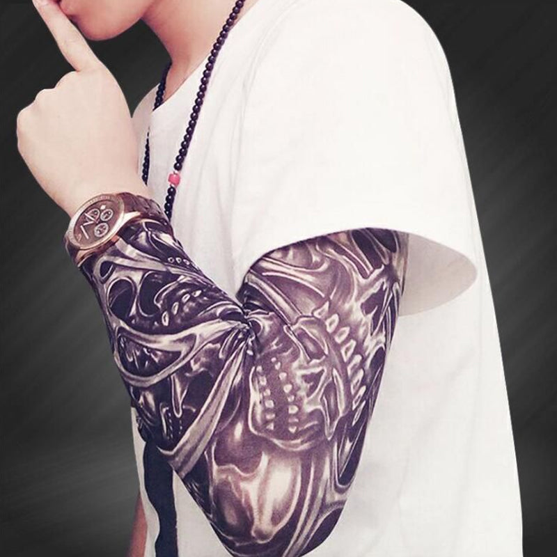 Mouwen in tattoo-stijl Zonnebrandcrème mouwen