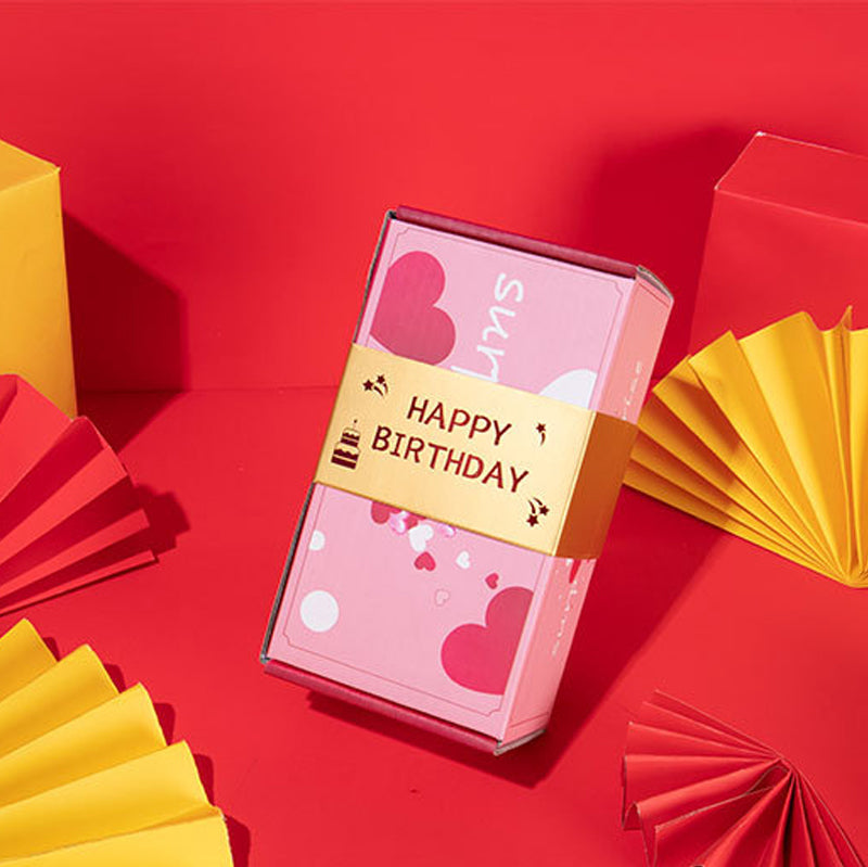 Surprise stuiterende geschenkdoos