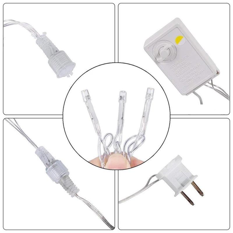 Twinkle Star 300 LED Raamgordijn Snoerlamp