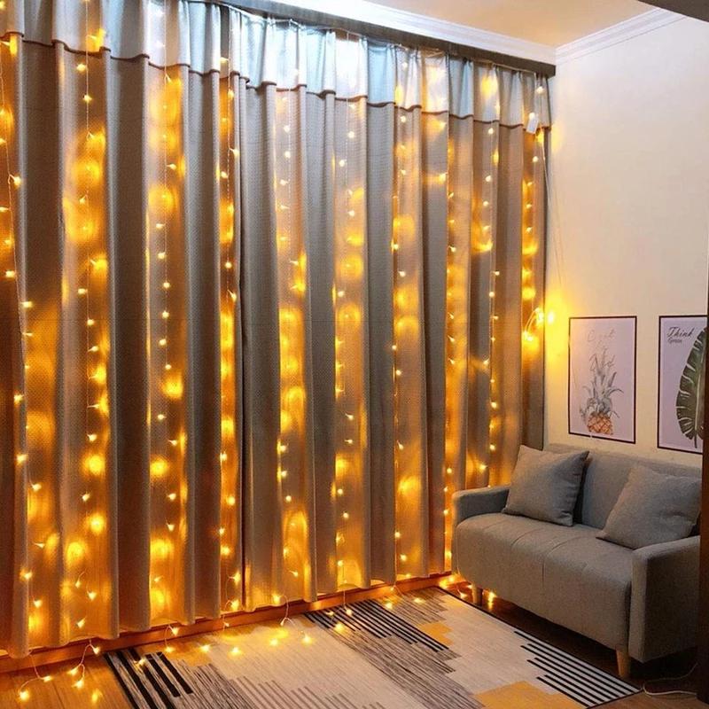 Twinkle Star 300 LED Raamgordijn Snoerlamp