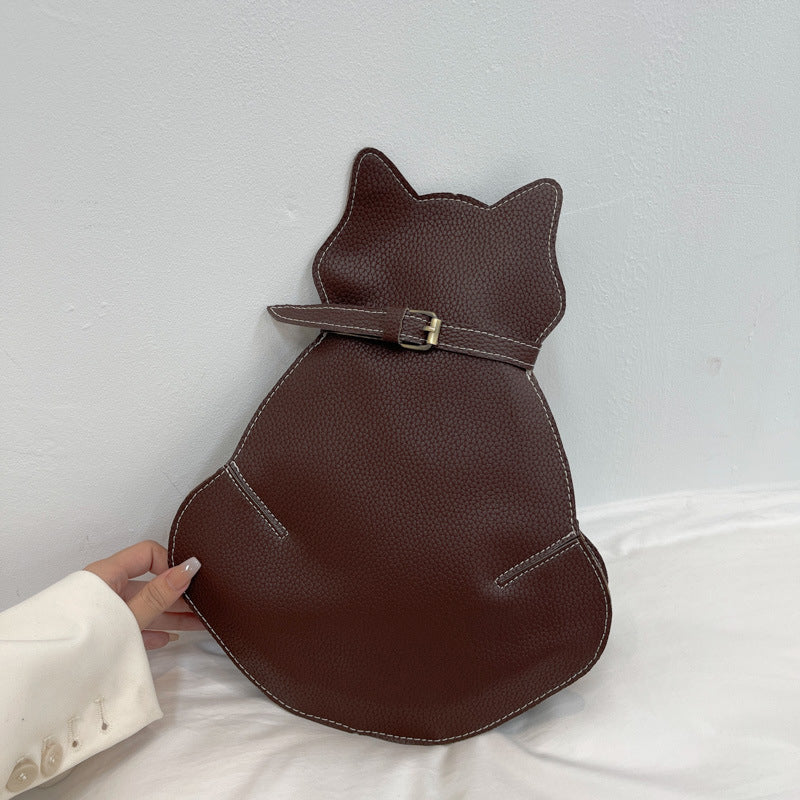 Cross body tas in de vorm van een kat