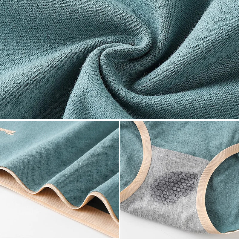 Ademende driehoekige short met hoge taille