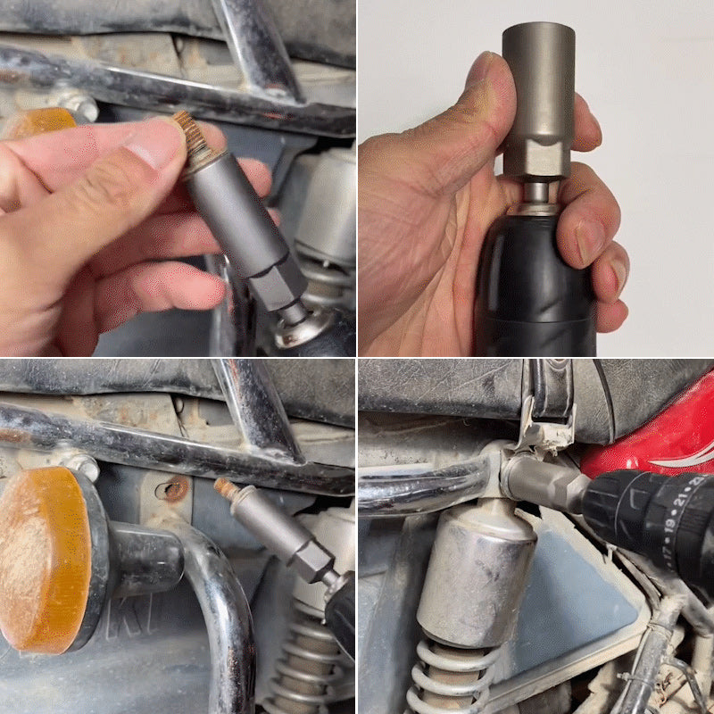 Extra diepe zeskantige bitdopboutmoersleutelbitset