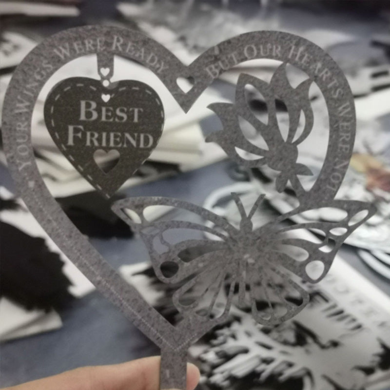 Vlinder Kaart Ornament