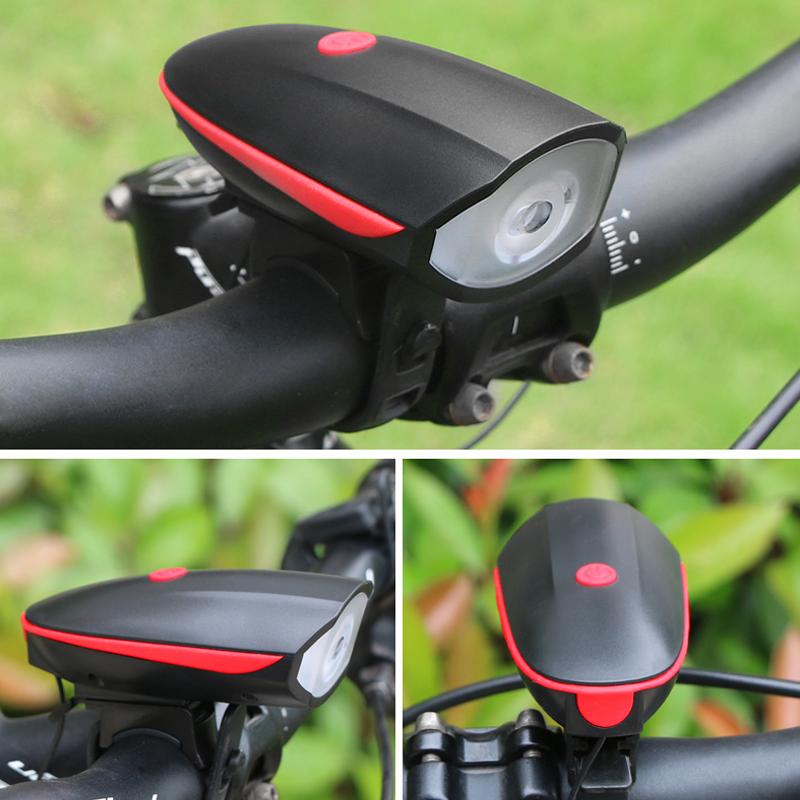 Fiets USB-oplaadhoorn voorlicht