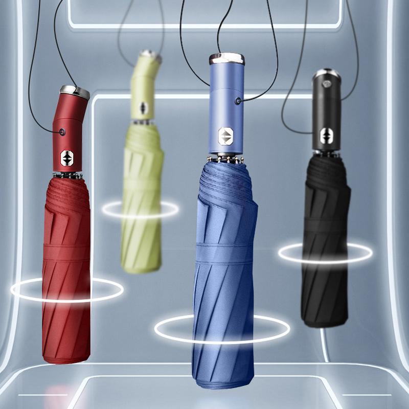 💥Vroege Kerstmis Verkoop - 💥 Winddichte LED Zon & Regen Paraplu