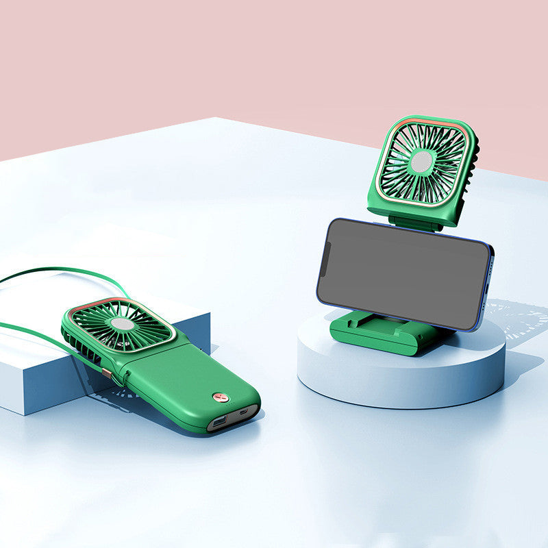 Draagbare hangende nekventilator