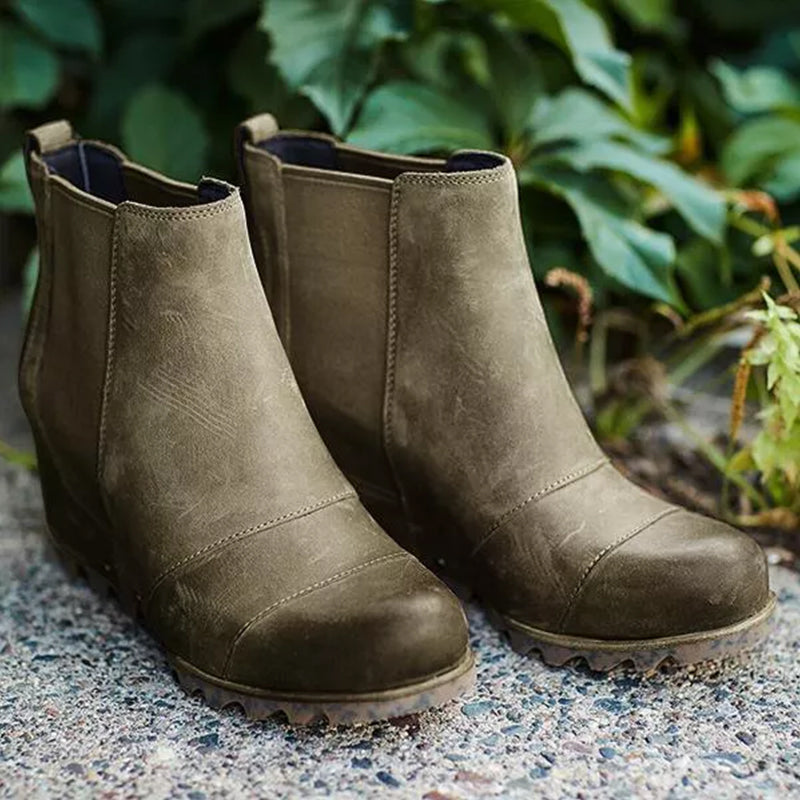 Enkel laarsjes met sleehak