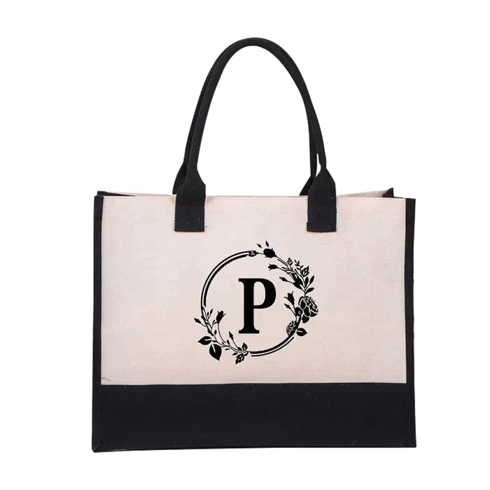 Brief Canvas Tas Vrouwen Hit Kleur Eenvoudige Schouder Shopping Tote Handtas