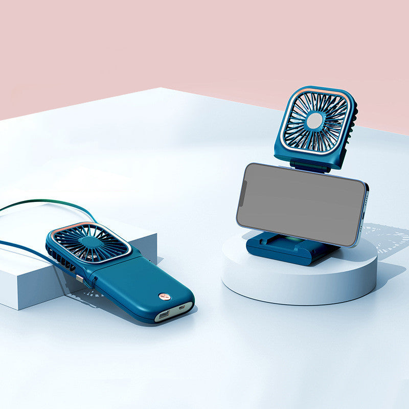 Draagbare hangende nekventilator