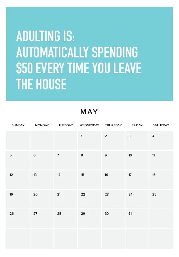 Volwassen worden is moeilijk Kalender 2024