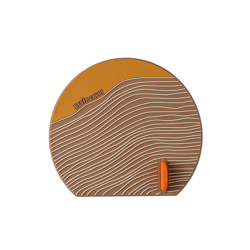 Siliconen afvoerdeksel met handvat