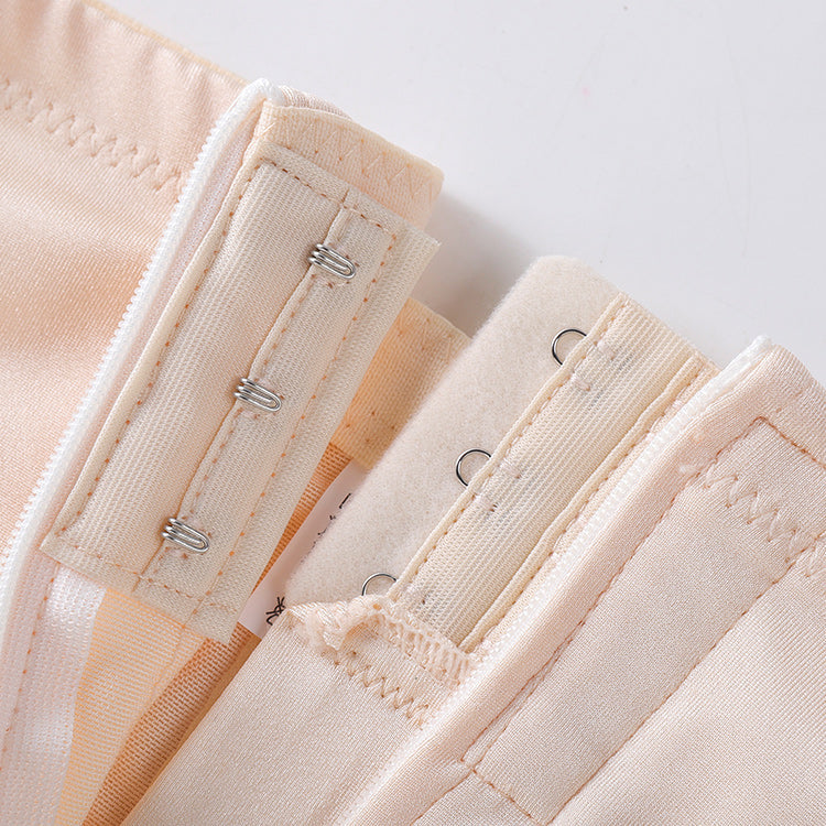 Hoge taille buikbroek met rits