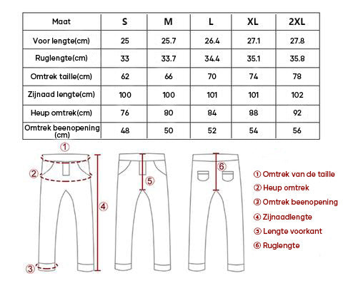 Micro flared damesbroek