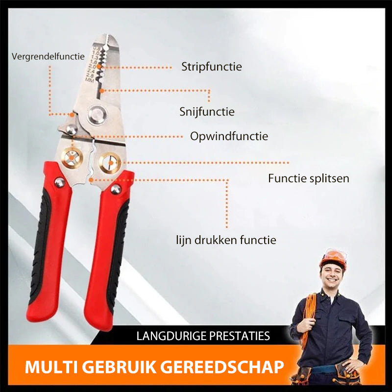 Multifunctionele draadklooftang