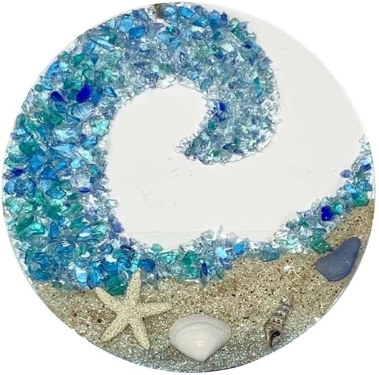 Zeeglas Suncatcher - Ocean Crashing Wave Beach Ornament