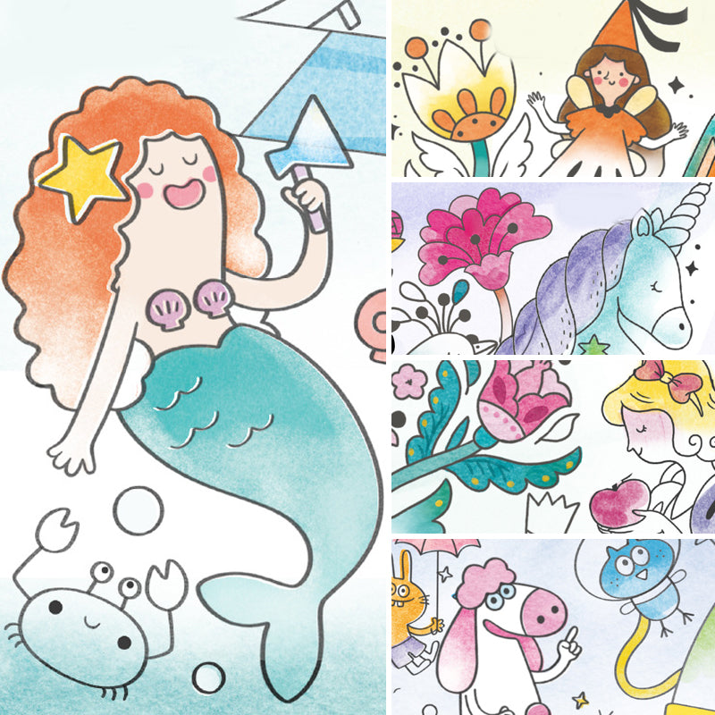 Pocket aquarel schilderen boek